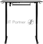 Стол игровой Defender Victory черн, 110x60, высота 72-117, полк 1, вид 3