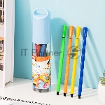 Фломастеры Deli EC156-12 ColoRun 12 цветов, пластиковая туба, вид 5
