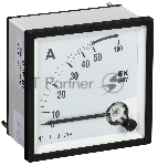 Амперметр Э47 72х72мм 50А кл. точн. 1.5 ИЭК IPA10-6-0050-E