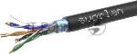 Кабель информационный Suprlan Standard 01-1028-1, кат.5E FTP 4 парыX24AWG, PE внешний 305м, черный