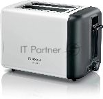 Тостер Bosch TAT3P421 белый, 970 Вт, 2 слота