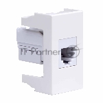 Розетка телефонная DKC Viva 45018 1-м 1 мод, RJ12, 6P6C, белый