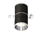 Светильник Ambrella Light XS7402141 SBK/PSL черный песок/серебро полированное MR16 GU5.3 (C7402, A2070, C7402, N7031)