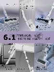 Пылесос вертикальный Polaris IQ Home PVCS 4070 белый, питание от аккумулятора, 200 Вт, уборка влажная/сухая, пылесборник 0.3 л, работа от АКБ max 80 мин., вид 22