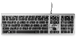 Клавиатура Oklick 890S проводная, USB Type-A, серый
