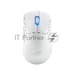 Мышь беспроводная/проводная ASUS ROG Keris II Ace белый, 42000 dpi, радиоканал, Bluetooth, USB, кнопки - 6