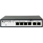 Коммутатор ORIGO OS2406P/60W/A1A, 4×1 Гбит/с PoE+ + 2×1 Гбит/с, настраиваемый