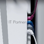 Патч-корд Vention прямой UTP cat.6a, RJ45 угол 90 - 1м. Белый