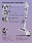 Пылесос вертикальный Polaris IQ Home PVCS 4070 белый, питание от аккумулятора, 200 Вт, уборка влажная/сухая, пылесборник 0.3 л, работа от АКБ max 80 мин., вид 21