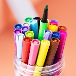 Фломастеры Deli EC156-24 ColoRun 24 цвета, пластиковая туба, вид 10