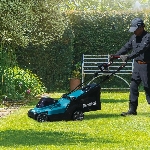 Газонокосилка аккумуляторная Makita LM003GM103, 40 В, 0 Ач, вид 14