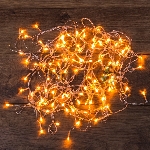 Гирлянда светодиодная Neon-night универсальная 100 LED теплый белый 10 метров, прозрачный ПВХ, с контроллером