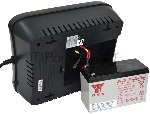 Источник бесперебойного питания Powercom Back-UPS SPIDER, Line-Interactive, LCD, AVR, 1100VA/605W, Schuko, USB, черный (1452054)