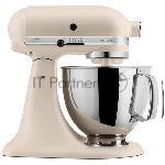 Миксер KitchenAid 5KSM125EMH кремовый, стационарный, 300 Вт, 4.8 л, 10 скоростей