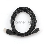 Кабель USB2.0 Pro Cablexpert CCP-mUSB2-AMBM-10, AM/microBM 5P, 3м, экран, черный, пакет