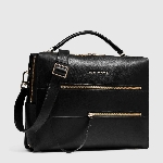 Деловая сумка Piquadro Patricia CA6774W140/N с отделением для ноутбука 14" черная натур.кожа