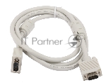 Кабель Gembird/Cablexpert VGA Premium,15M/15M,1.8м, тройной экран, феррит.кольца, пакет