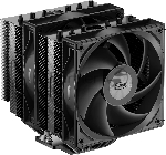 Кулер для процессора PCCooler RT620 BK (250W, 4-pin PWM, 157mm, Al/Cu, 6x6mm, 2x120mm, 73.32CFM, 34.9dBA, 2200RPM, S: 1851/1700/1200/115X, AM5/AM4, black)