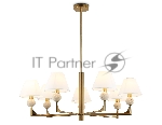 Люстра Ambrella light LH75162/7 BS/FR латунь/белый матовый E14*7 max 40W D890*580