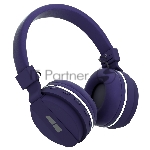 Беспроводные наушники MORE CHOICE HW15 фиолетовый, накладные, Bluetooth, до 6 ч