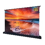 Экран S'OK для UST проектора 266x150 см, 4K, напольный c электроприводом, черный