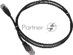 Патч-корд LANMASTER TWT UTP cat.5e, с заливными колпачками, 3.0 м, черный