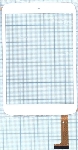 Сенсорное стекло (тачскрин) OLM-080A0241-PG. белое