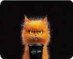 Коврик для мыши Cactus Red Cat 220x180x2мм (CS-MP-P11XS)