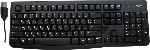 Клавиатура проводная Logitech K120 for business, USB черный (неоригинальная гравировка)
