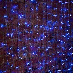 Гирлянда Neon-night "Светодиодный Дождь" 2х3м, постоянное свечение, прозрачный провод, 230 В, диоды синие, 448 LED