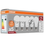 Лампа светодиодная LED Value LVCLP75 10SW/840 шар матовая E27 230В 10х1 RU OSRAM 4058075579927, вид 3