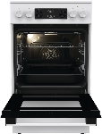 Плита электрическая Gorenje GECS5C70WA белый, конфорок 4 электрических, духовка 70 л, 50 см x 85 см x 59.4 см, вид 62