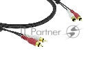 Кабель Kramer C-2RAM/2RAM-3, 2 RCA на 2 RCA (Вилка - Вилка), 0,9м, 95-0202003