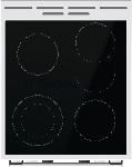 Плита электрическая Gorenje GECS5C70WA белый, конфорок 4 электрических, духовка 70 л, 50 см x 85 см x 59.4 см, вид 61