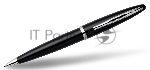 Ручка шариковая Waterman Carene (CWS0293950) Black ST, M, синие чернила, подарочная коробка, вид 7