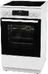 Плита электрическая Gorenje GECS5C70WA белый, конфорок 4 электрических, духовка 70 л, 50 см x 85 см x 59.4 см, вид 60