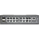 Коммутатор OSNOVO SW-81602/ILS, 16×1 Гбит/с PoE + 2×1 Гбит/с SFP, управляемый, вид 7