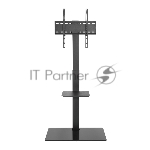 Напольная стойка с кронштейном для телевизора Rexant 32"-55" дюймов с дополнительной полкой для медиаоборудования серия Profi