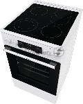 Плита электрическая Gorenje GECS5C70WA белый, конфорок 4 электрических, духовка 70 л, 50 см x 85 см x 59.4 см, вид 59