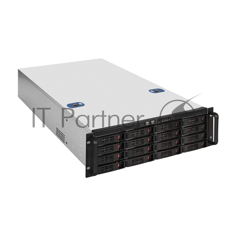 Серверный корпус ExeGate Pro 3U660-HS16 (RM 19", высота 3U, глубина 660, БП 2U-920ADS,16xHotSwap, USB)