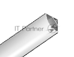 Алюминиевый профиль Ambrella light GP2100AL серебро 2000*15.7*15.7
