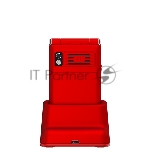 Мобильный телефон Maxvi E11ds красный/серебристый, вид 4
