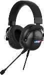 Гарнитура Acer AHW122 чёрный, проводная, USB, подсветка