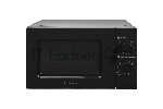 Микроволновая печь HOME HMM207BB черный, 20 л, 700 Вт, переключатели — поворотный механизм