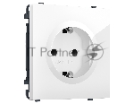 MS107010 Комплект механизма электрической розетки SIGMA Белый глянец 50Hz 2P+E с/з с/ш 16A-250V QUANT PRO (SP1070, PR141)