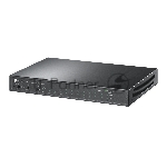 Настольный коммутатор TP-Link TL-SL1311P, 8 портов 10/100 Мбит/с с поддержкой PoE+, 2 гигабитных порта без поддержки PoE, 1 порт SFP, 802.3af/at, бюджет PoE — 65 Вт, стальной корпус
