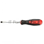 Отвертка Matrix fusion 11423 sl6.0х100 мм crv 3х компонентная рукоятка ''anti slip''