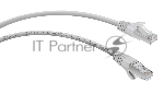 Шнур коммутационный Cabeus, cat.6, экр., F/UTP, RJ45/RJ45, LSZH, AWG24, 1м, серый