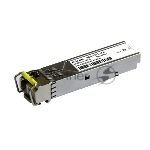 SFP-трансивер D-Link 330T/10KM/A1B WDM с 1 портом 1000Base-BX-D (Tx:1550 нм, Rx:1310 нм) для одномодового оптического кабеля (до 10 км, разъем Simplex LC)