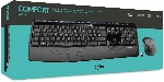 Комплект клавиатура+мышь Logitech MK345 беспроводной, USB, 1000 DPI, чёрный/серый, вид 17